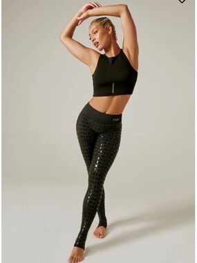 CXIX Gecko Grip Black Stirrup Legging XS